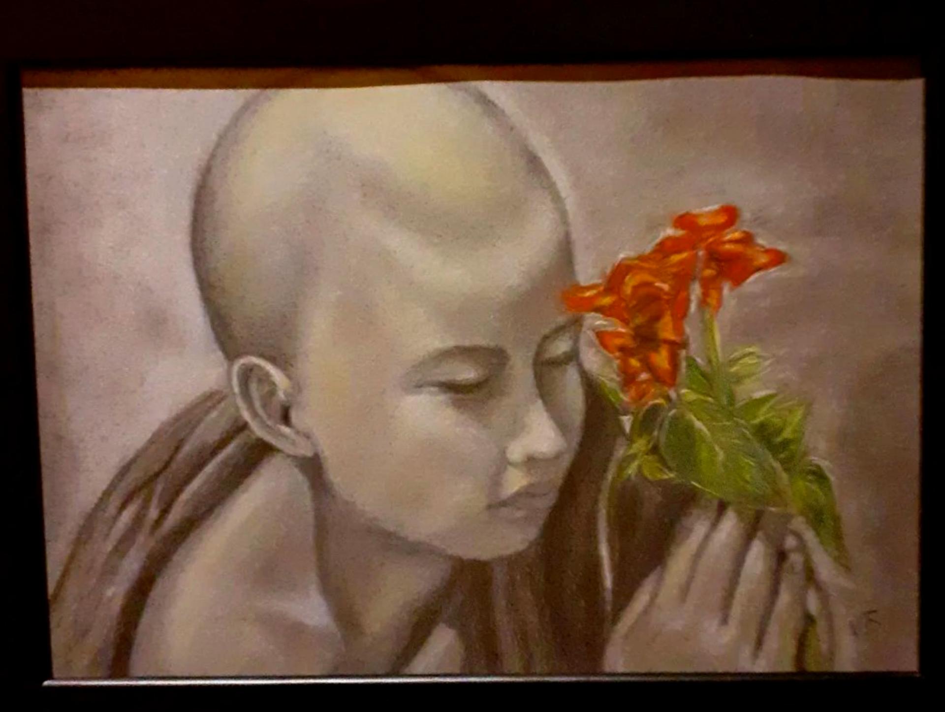 moine à la rose
